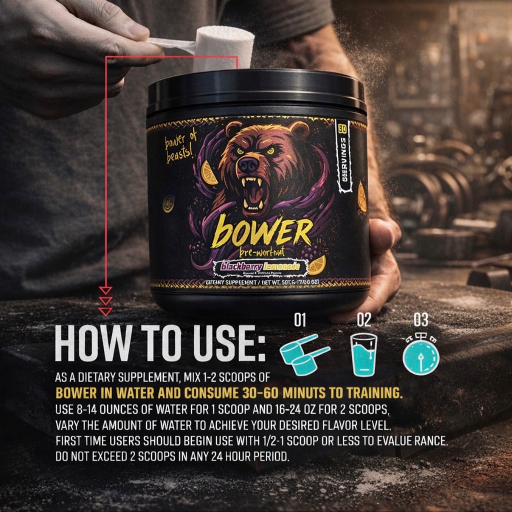 BOWER BRE-WORKOUT BLACKBERRY LEMONADE